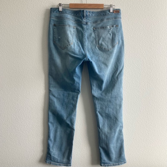 Sundance Magnolia Lace Straight Leg Mid Rise Boho Jeans - Picture 11 of 11